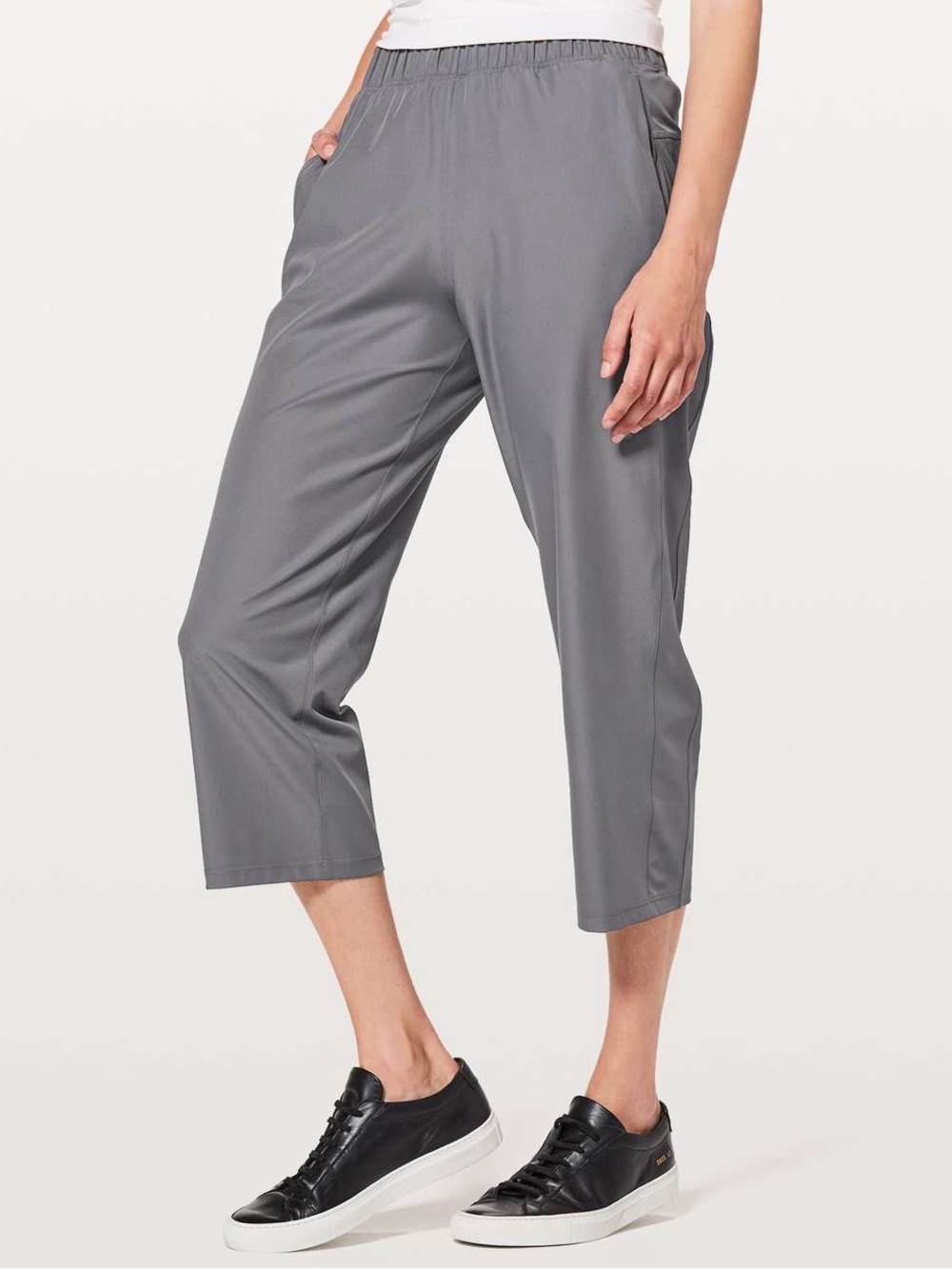Lululemon Next Move Grey Women’s Crop Pants 23" - Size 8
